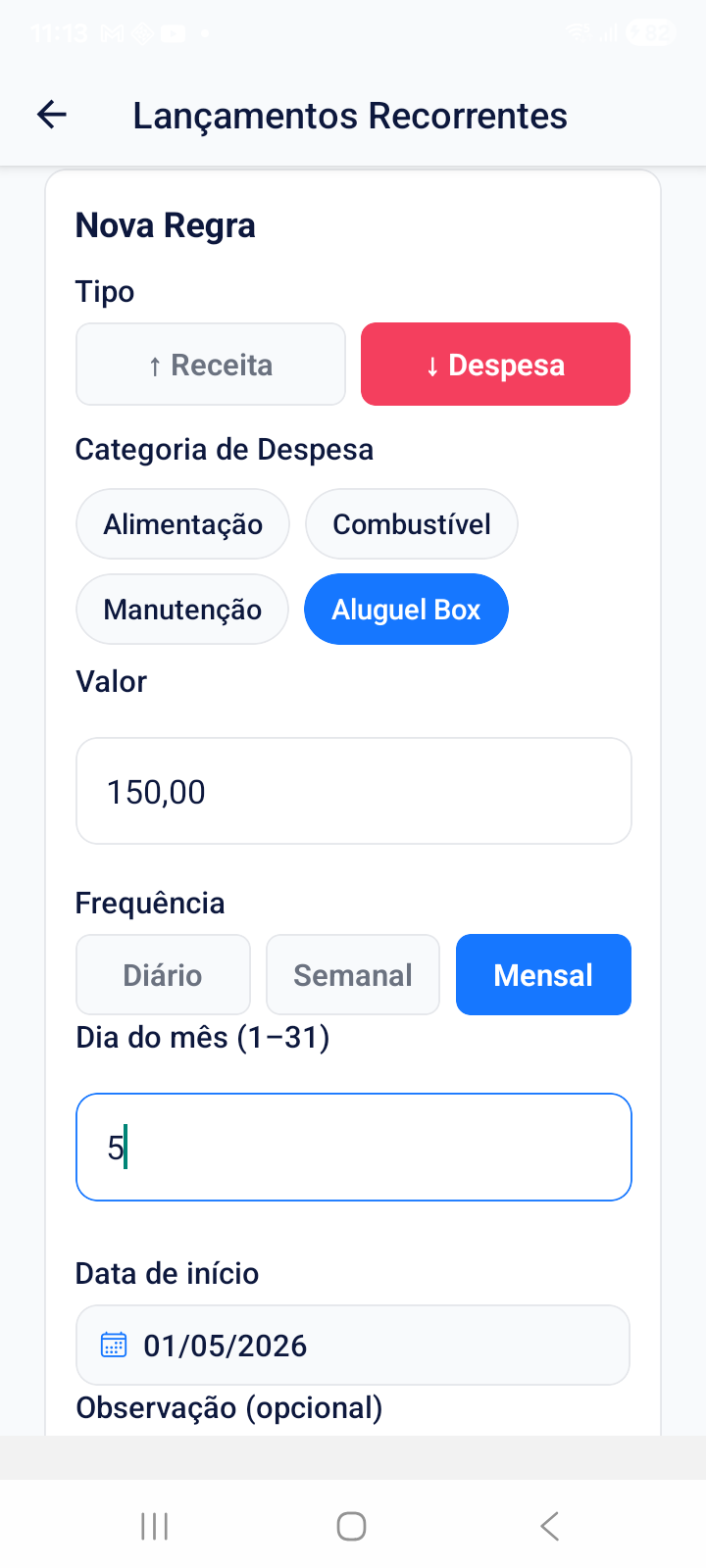 Recorrentes
