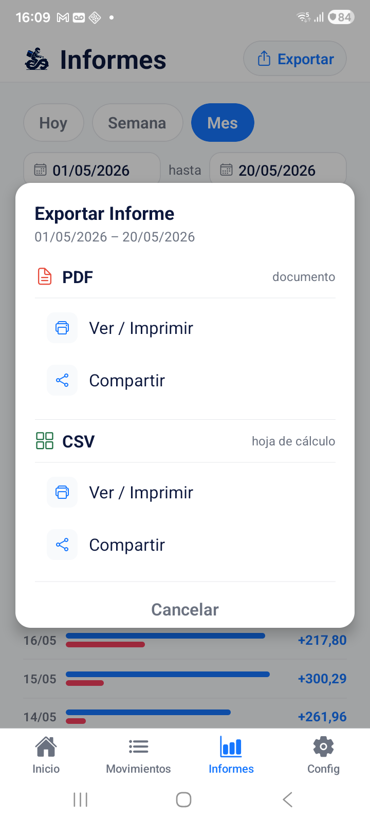 Exportar PDF